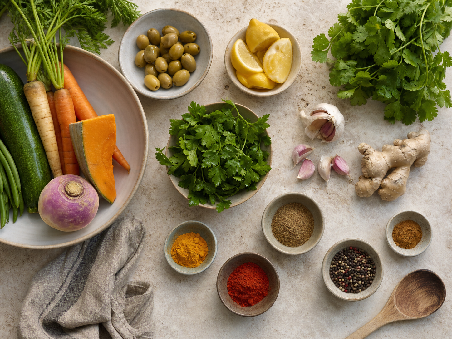 Moroccan Salads & Mezze Class in Marrakech — Moroccan cooking class in Marrakech