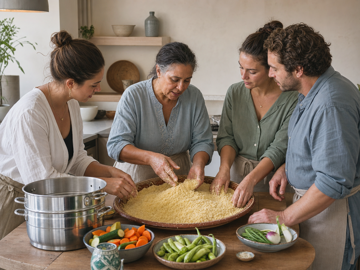 A hands-on Moroccan couscous workshop
