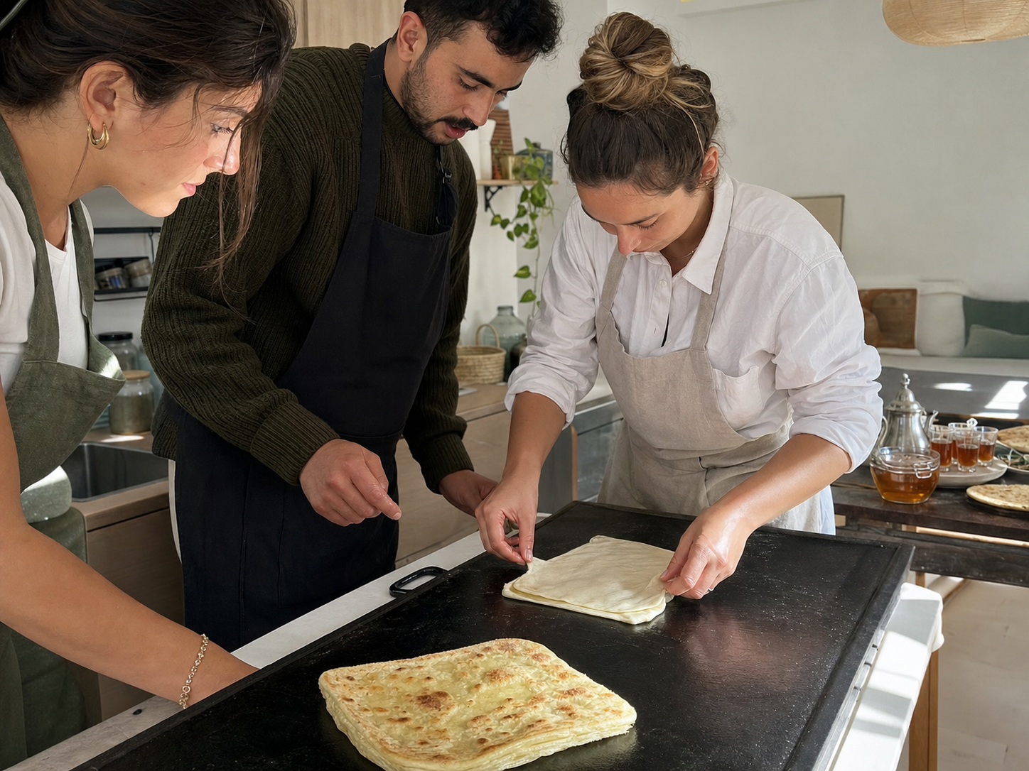 Bread & Msemen Workshop in Marrakech — Moroccan cooking class in Marrakech