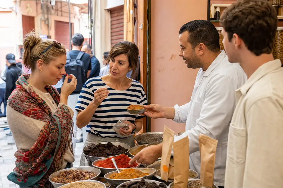 Food in The Mellah, Marrakech