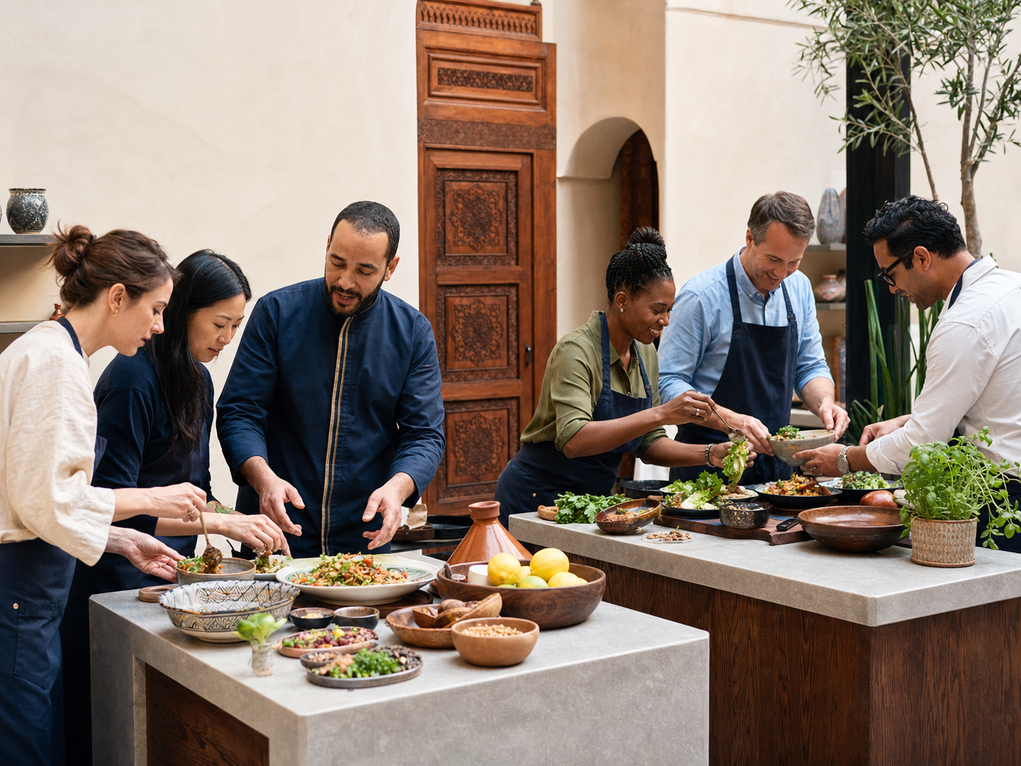 Group & Team-Building Cooking Class in Marrakech — Moroccan cooking class in Marrakech